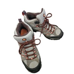 Merrell Women's Moab Mid Waterproof Hiking Bungee Cord Colorway Boots 8.5